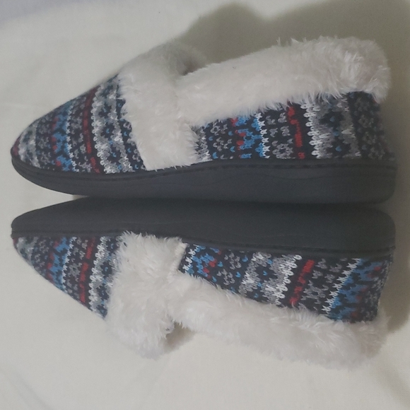 Warm memory foam knitted fur slippers - Picture 6 of 7